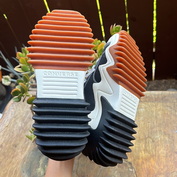 Converse Run Star Motion Ox Platform Trainers Black size mens 7.5 woman 9 - Picture 6 of 10